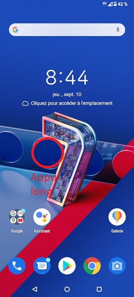 Personnaliser l’écran accueil.